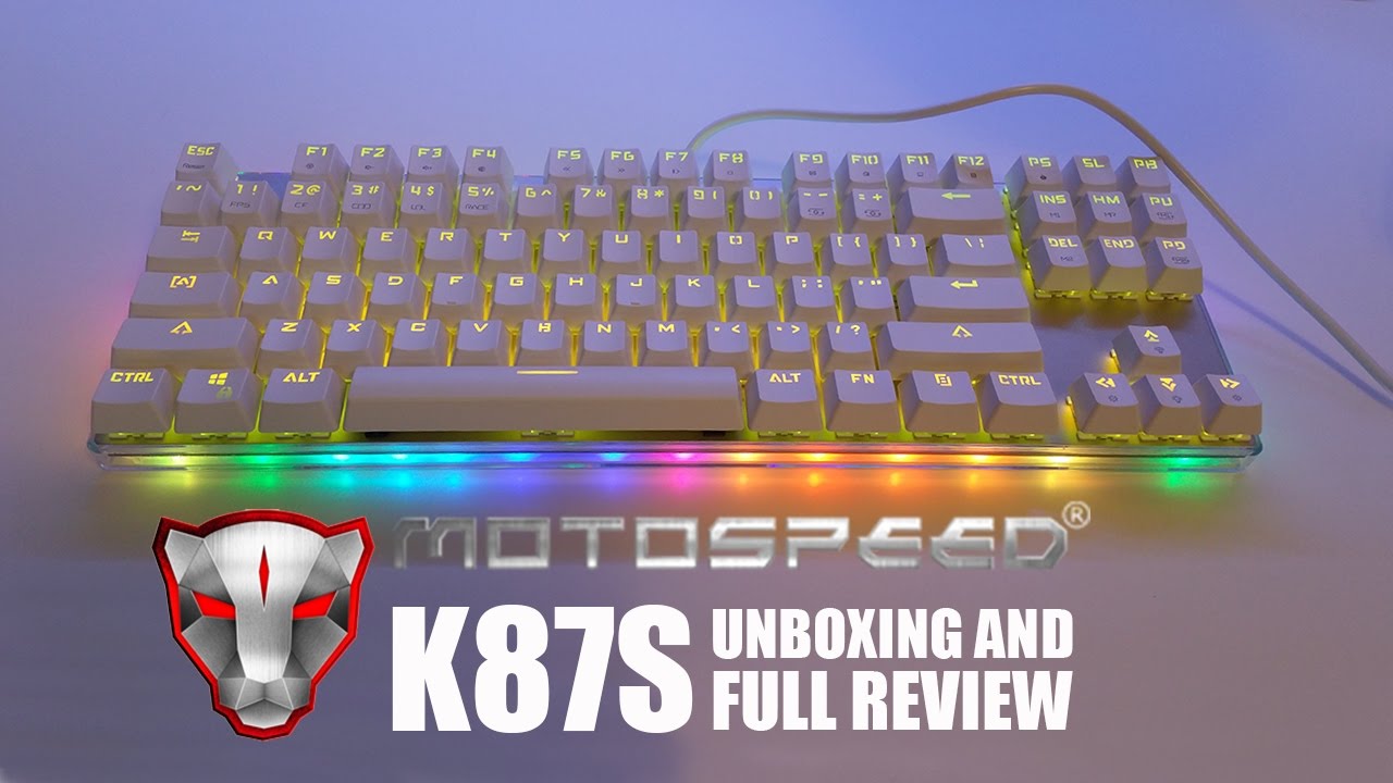 Motospeed k87S Mechanical Gaming Keyboard Full Review – XC Techs ...
